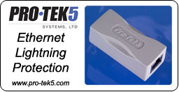 Pro-Tek5 Systems - Ethernet Lightning Protection